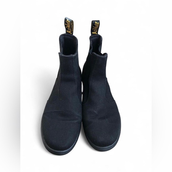 Dr Martens chelsea boots sneaker Makela black canvas US womens 9 Great Shape - Picture 7 of 11